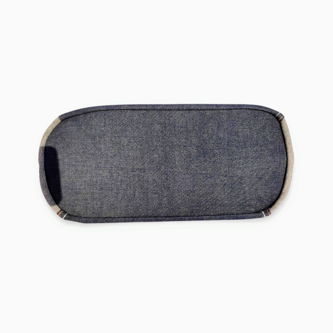 Branded Denim Shoulder Bag