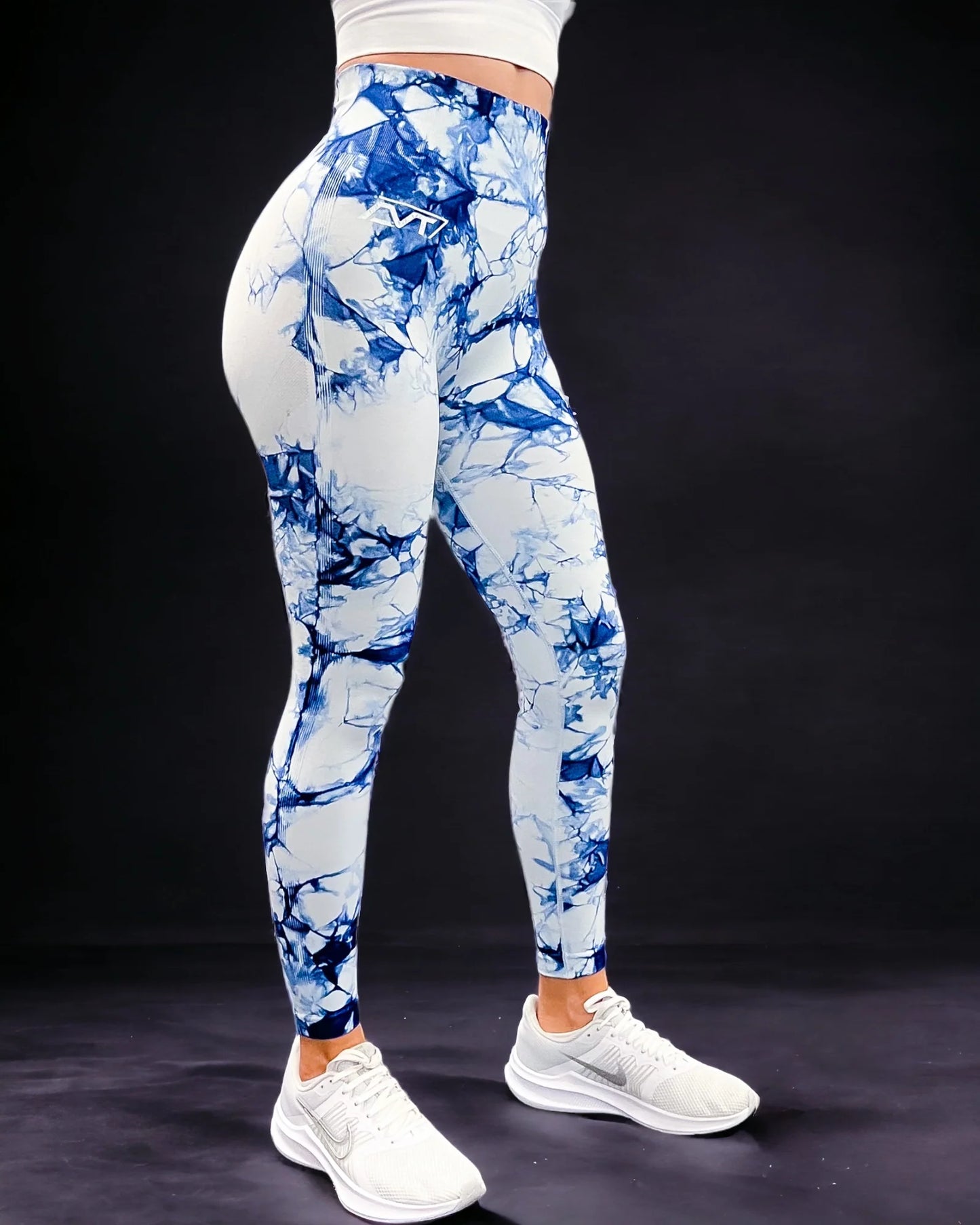Seamless Tie-Dye Yoga Leggings