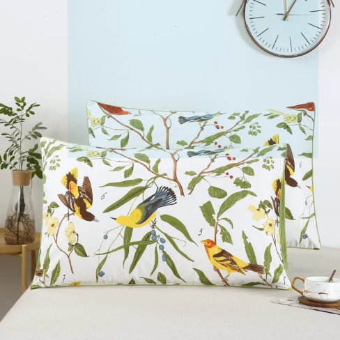 Cotton Random Printed Pillow Cases