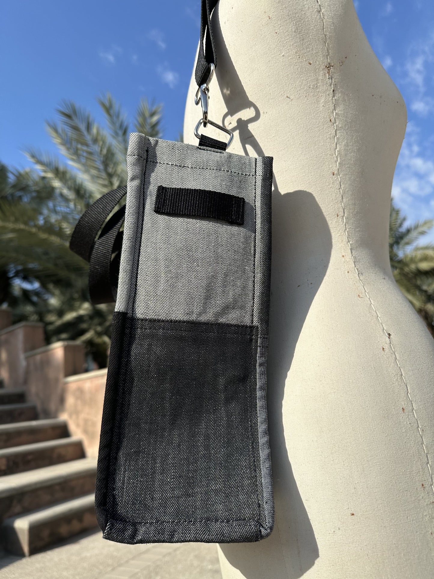 Branded Denim Tote Bag