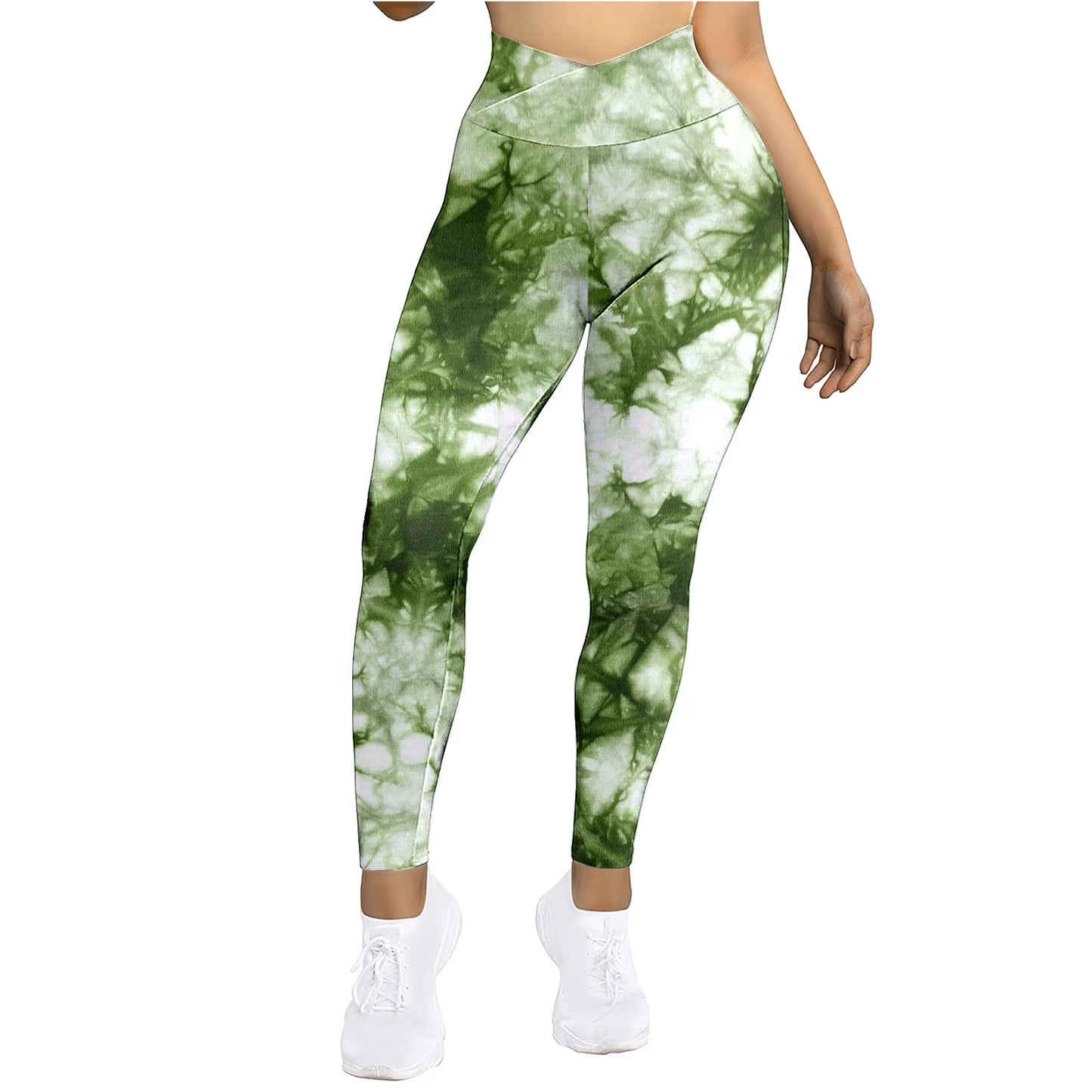 Seamless Tie-Dye Yoga Leggings
