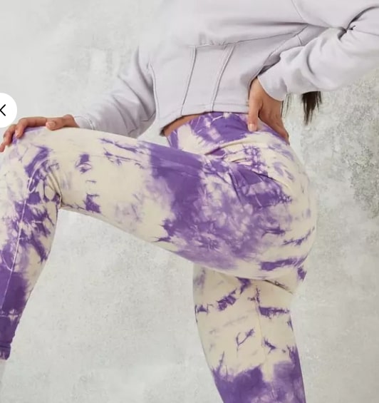 Seamless Tie-Dye Yoga Leggings